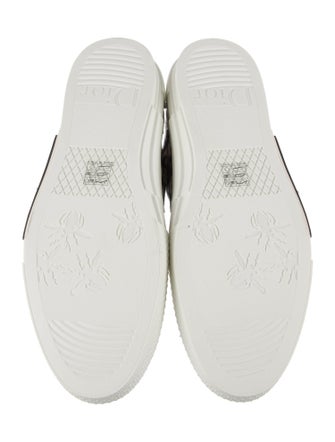 DIOR MEN Oblique Jacquard Mesh Lace-Up Boots