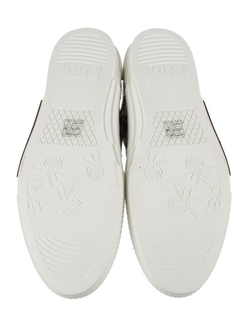 DIOR MEN Oblique Jacquard Mesh Lace-Up Boots