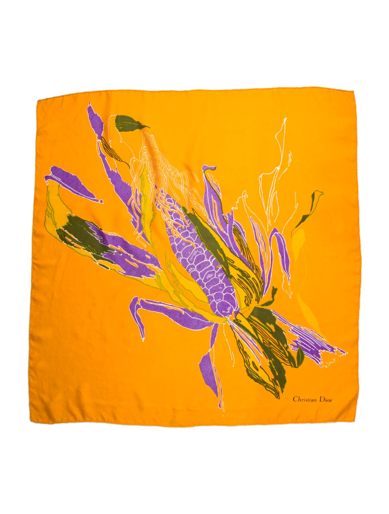 Christian Dior Silk Printed Scarf