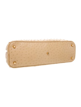 Christian Dior Ostrich Diorissimo Large
