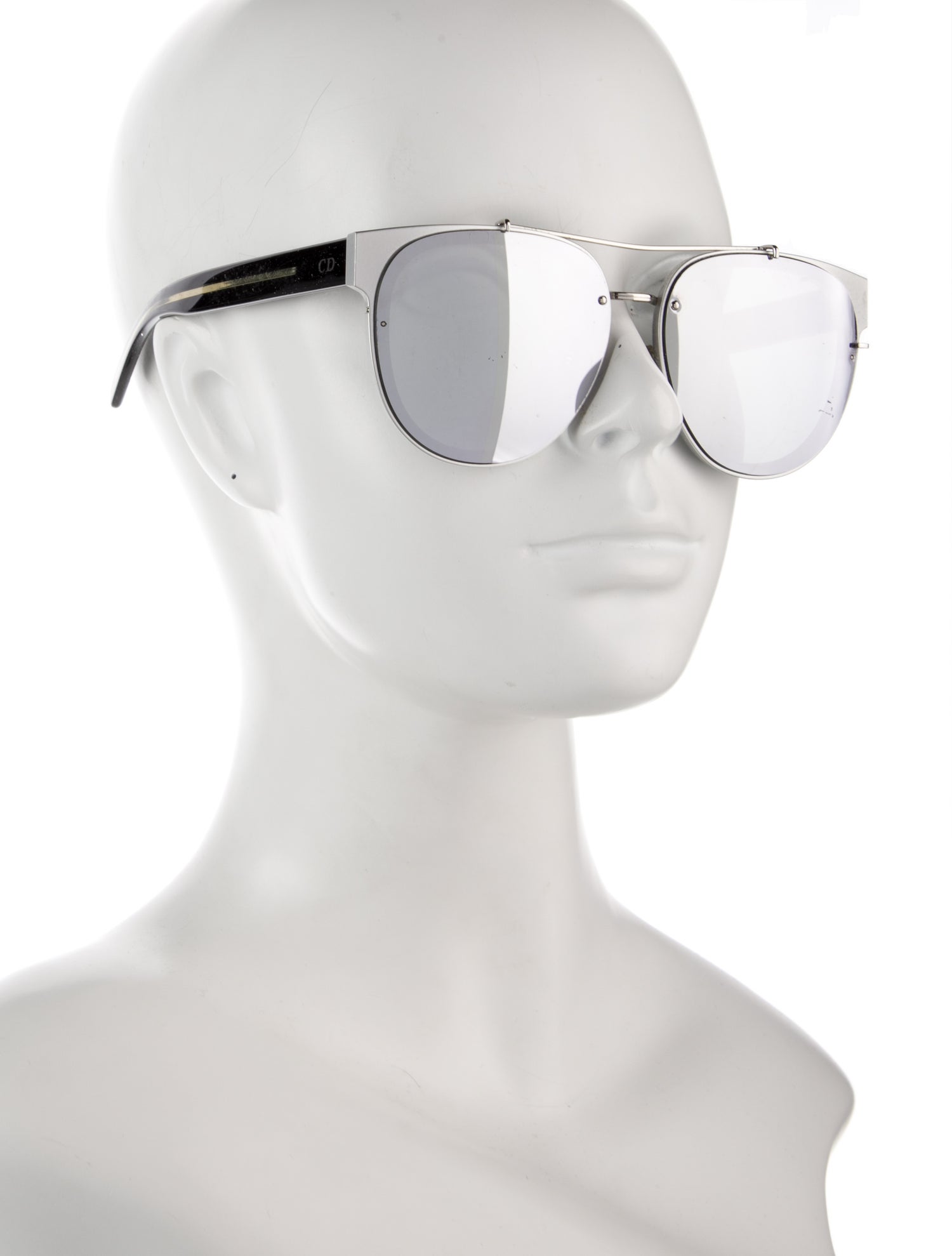 Christian Dior Aviator Mirrored Sunglasses