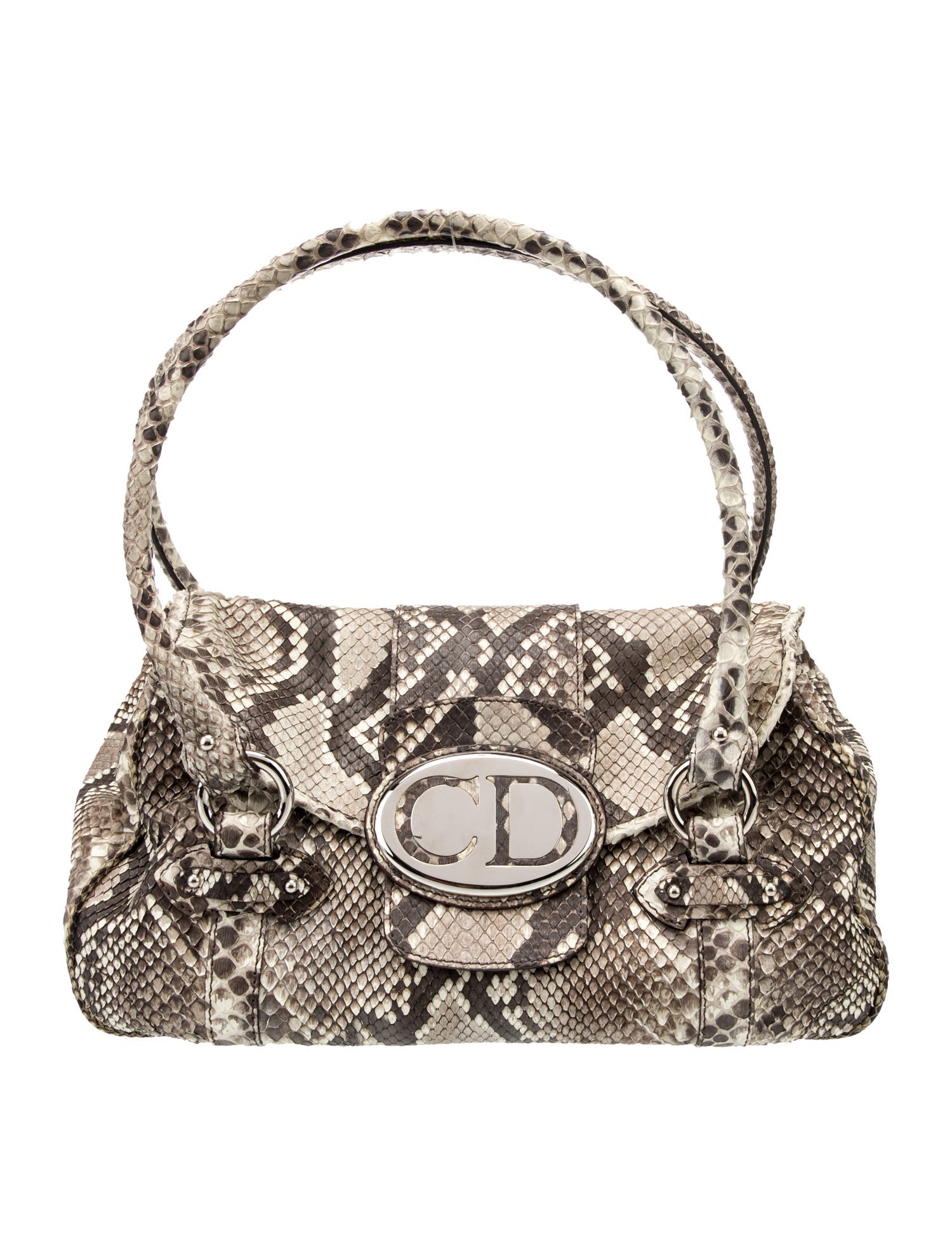 Christian Dior Snakeskin Shoulder Bag