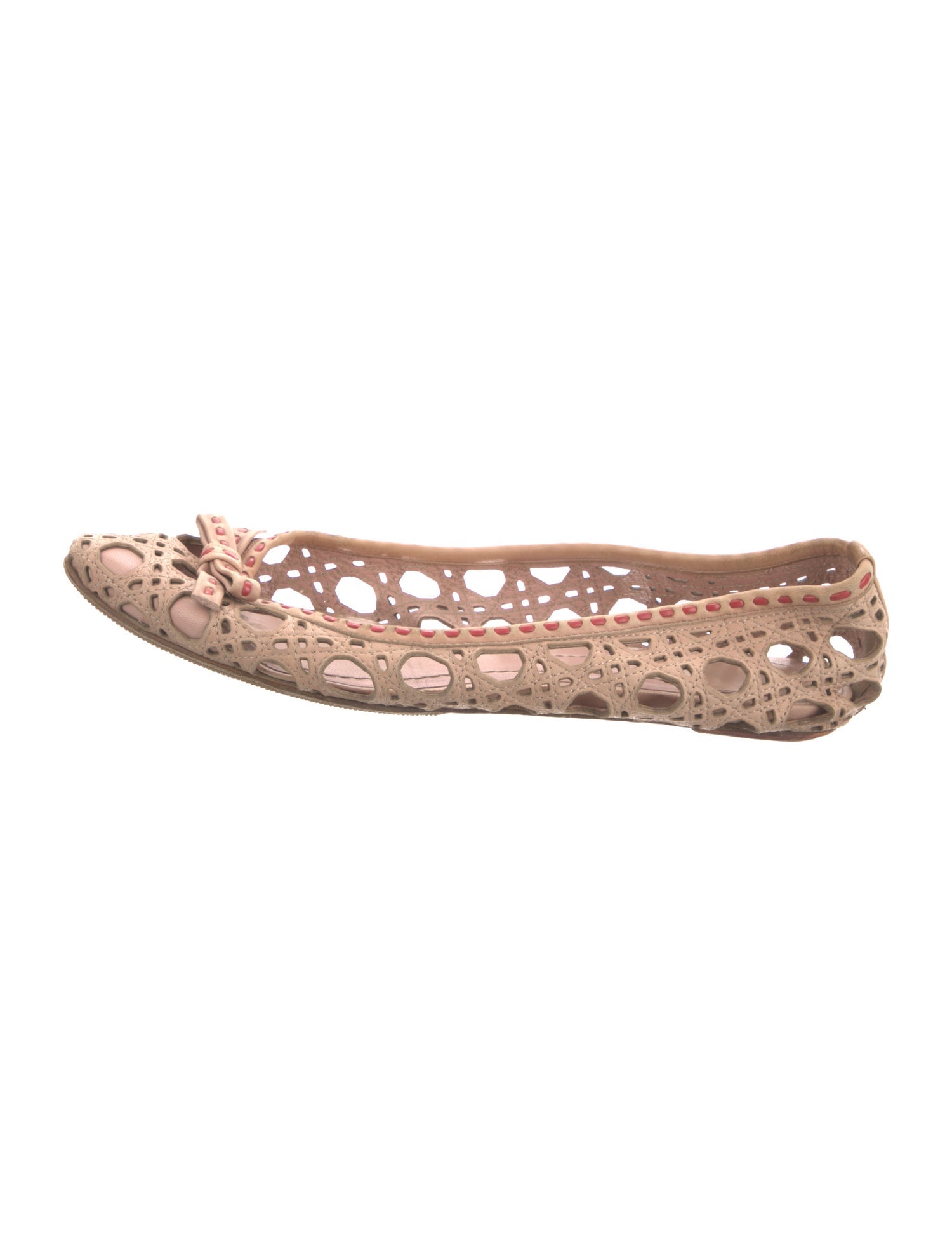 Christian Dior Leather Ballet Flats