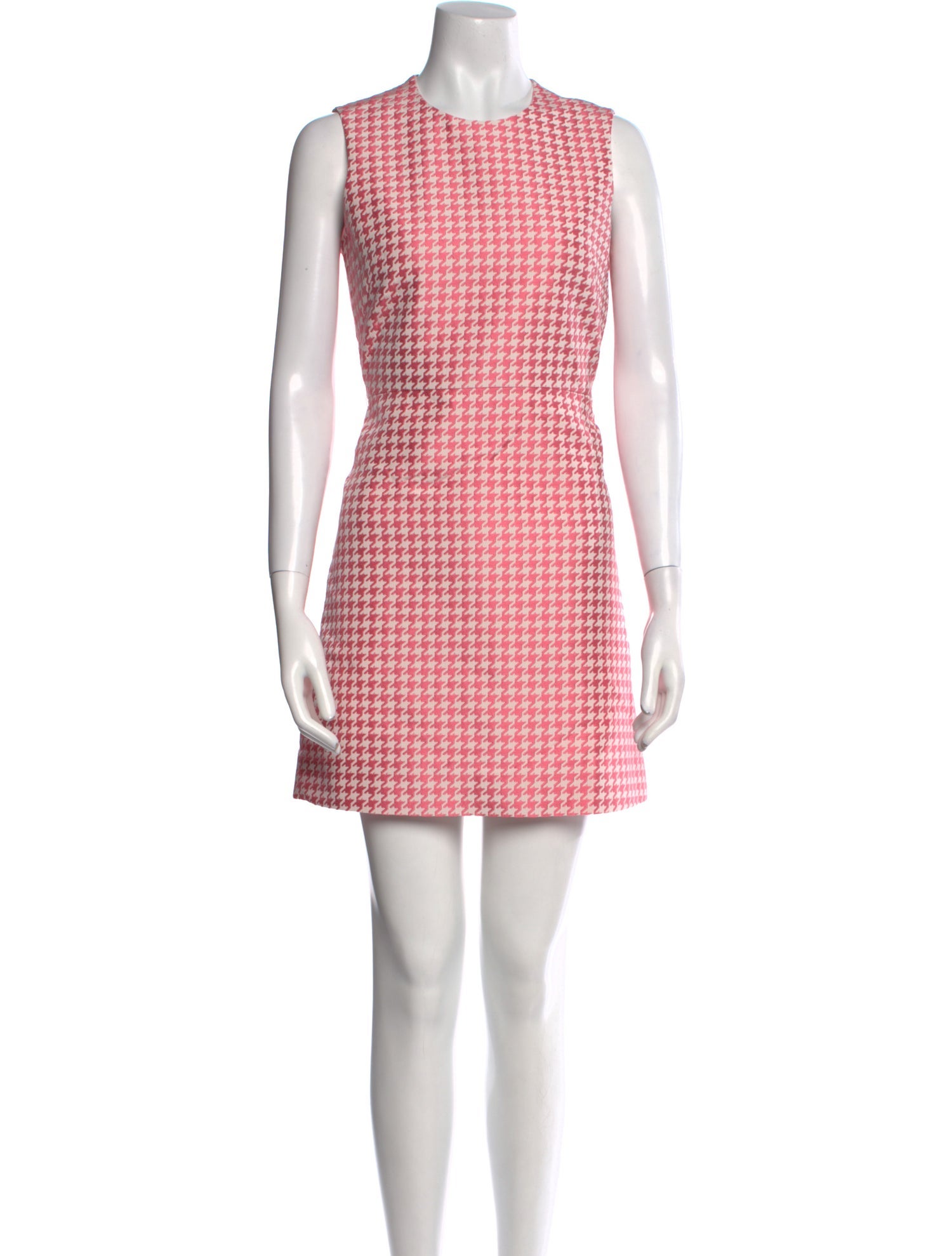 Christian Dior Plaid Print Mini Dress