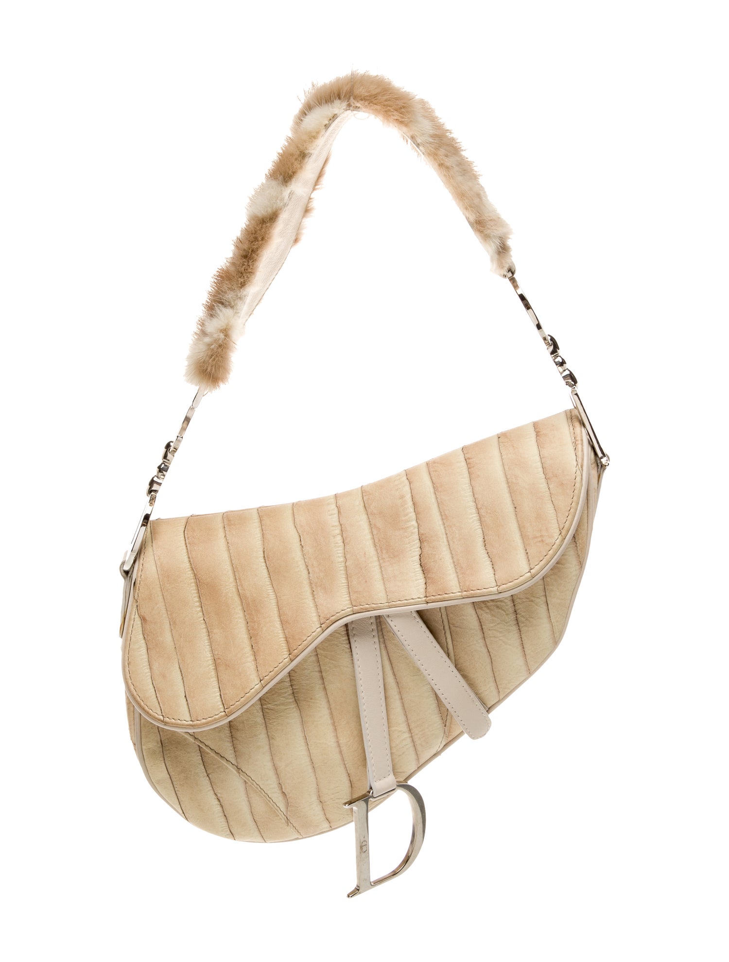 Christian Dior Eel Skin Saddle Vintage