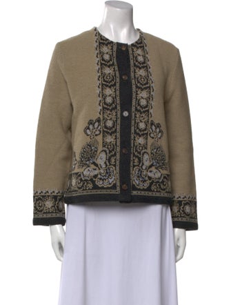 Christian Dior Virgin Wool Printed Sweater