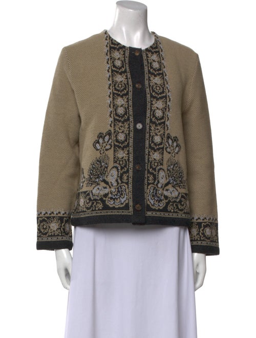 Christian Dior Virgin Wool Printed Sweater