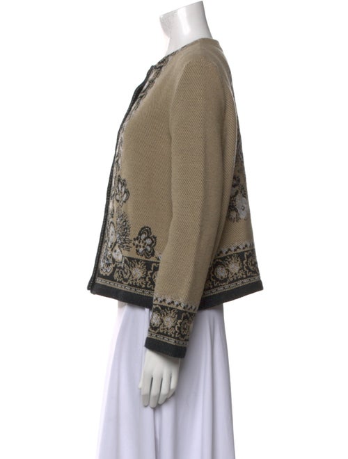 Christian Dior Virgin Wool Printed Sweater