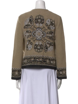Christian Dior Virgin Wool Printed Sweater