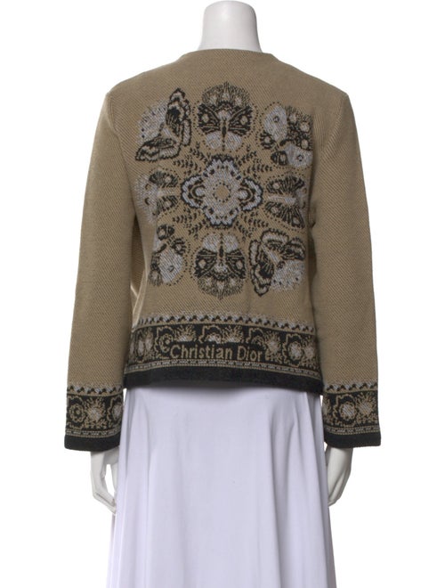 Christian Dior Virgin Wool Printed Sweater