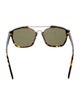 Christian Dior Square Mirrored Sunglasses
