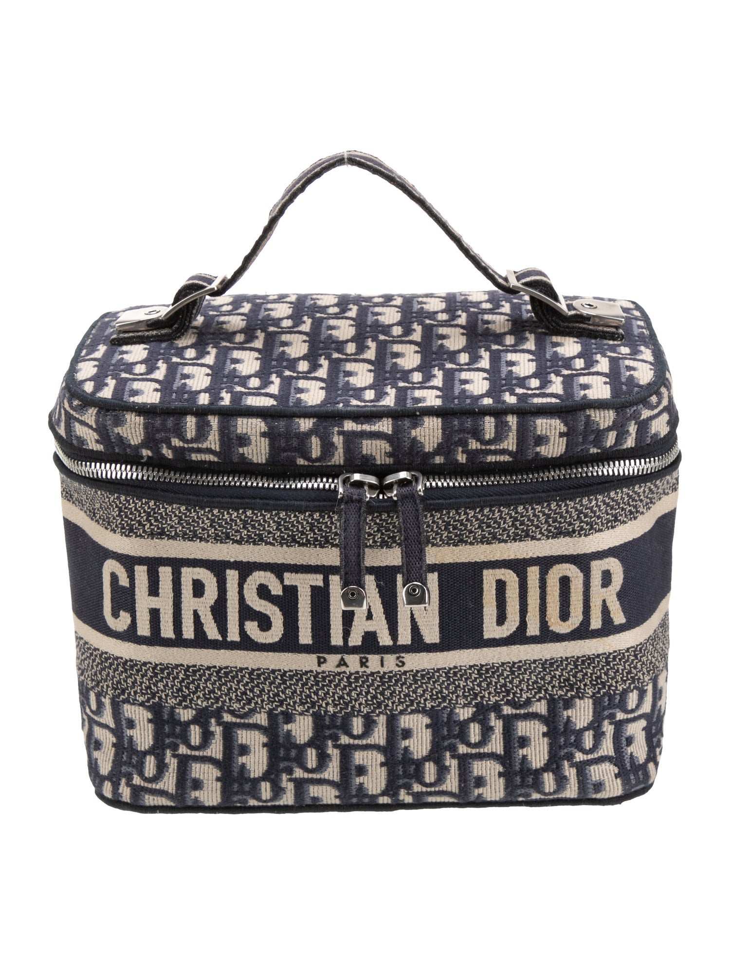 Christian Dior Oblique Jacquard DiorTravel Vanity Case.