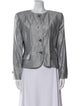 Christian Dior Wool Tweed Pattern Evening Jacket
