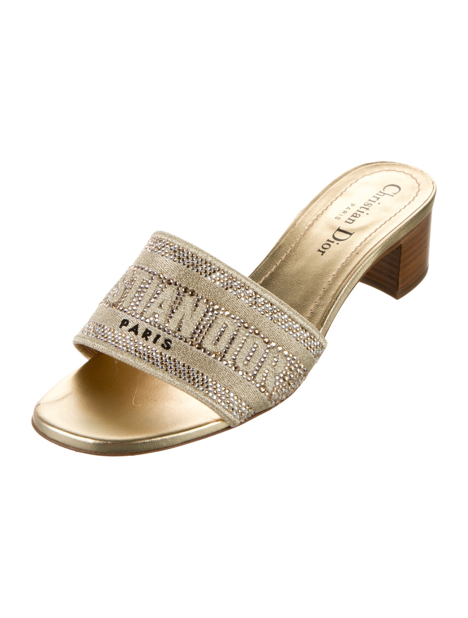 Christian Dior Canvas Slides