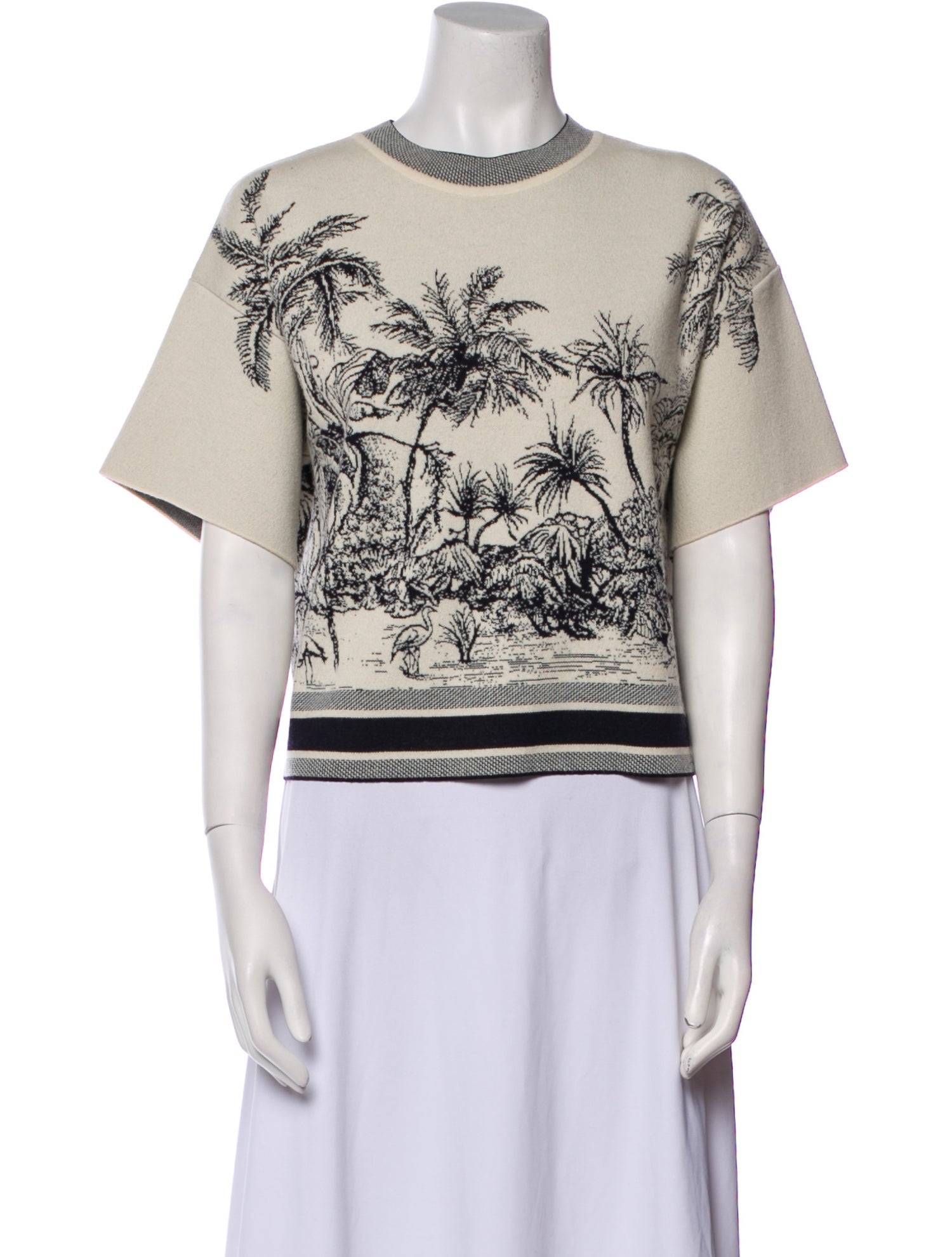 Christian Dior Cashmere Printed Sweater