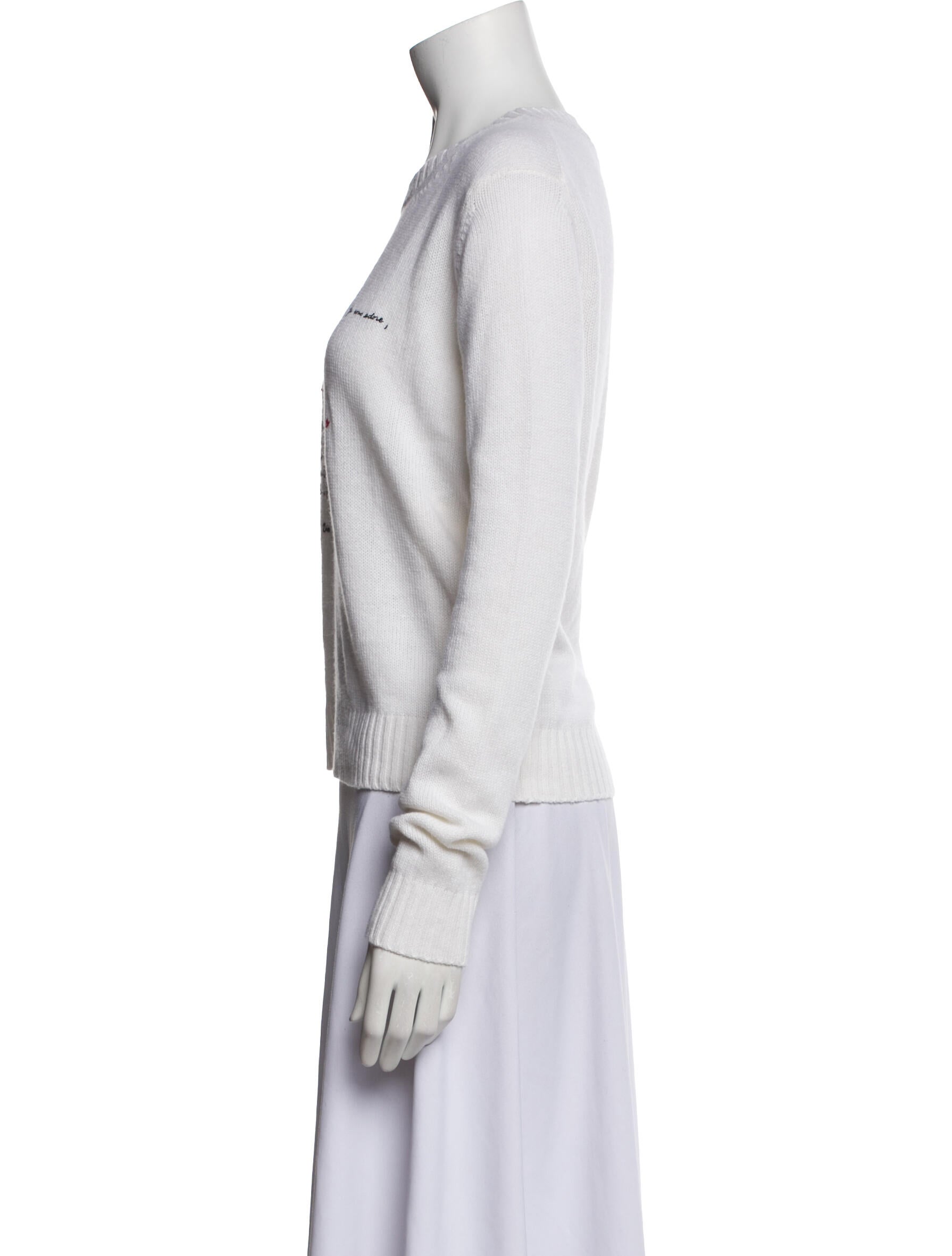 Christian Dior Cashmere Crew Neck Sweater w/ Tags