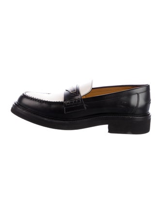 Christian Dior Leather Loafers