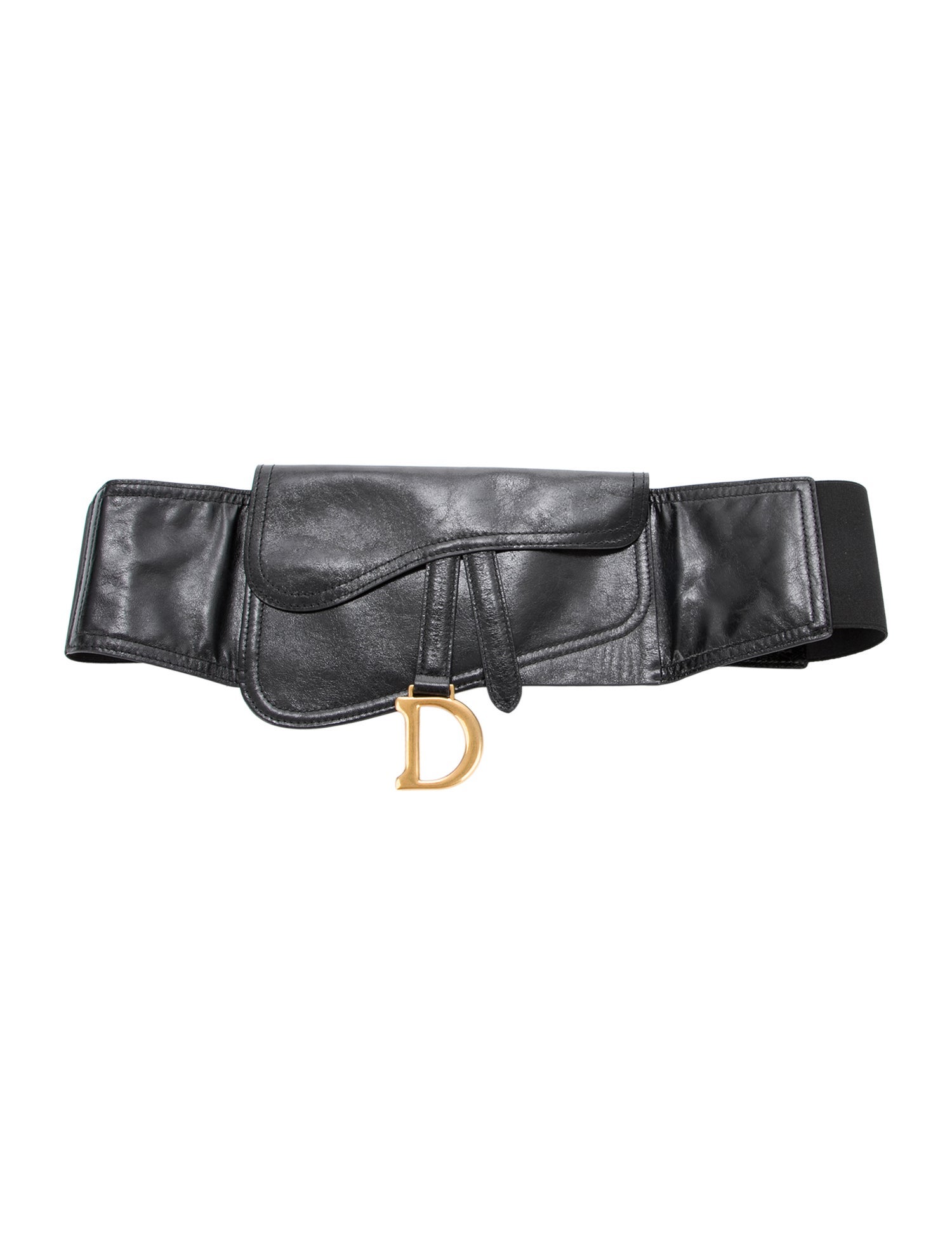 Christian Dior Wide Leather Waist Belt