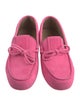 Christian Dior Suede Bow Accents Moccasins