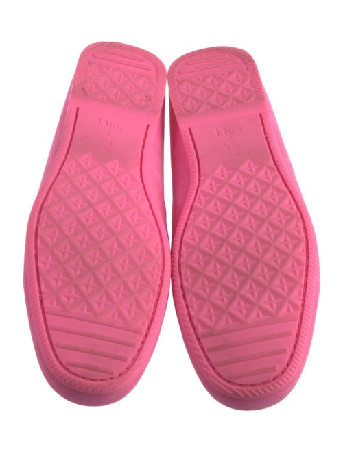 Christian Dior Suede Bow Accents Moccasins