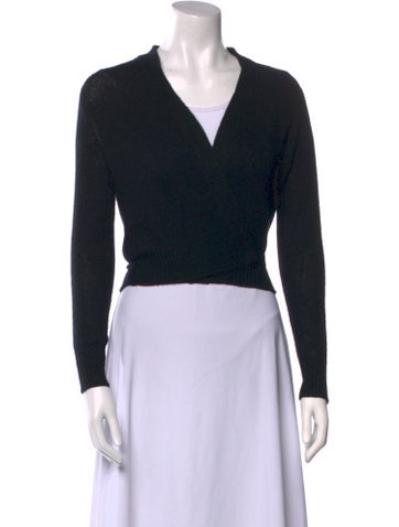Christian Dior Knitwear Cashmere V-Neck Sweater M