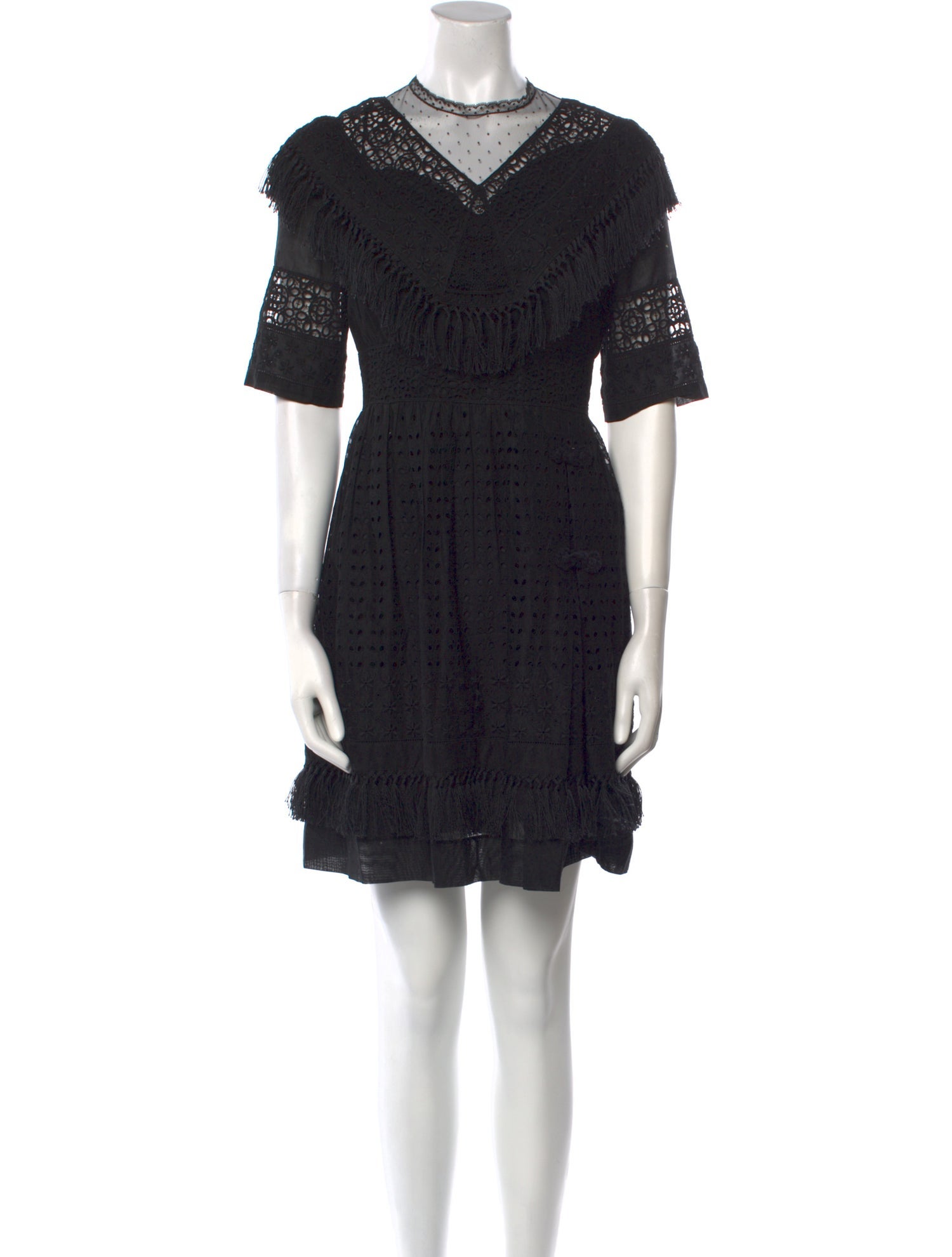 Christian Dior Crew Neck Mini Dress