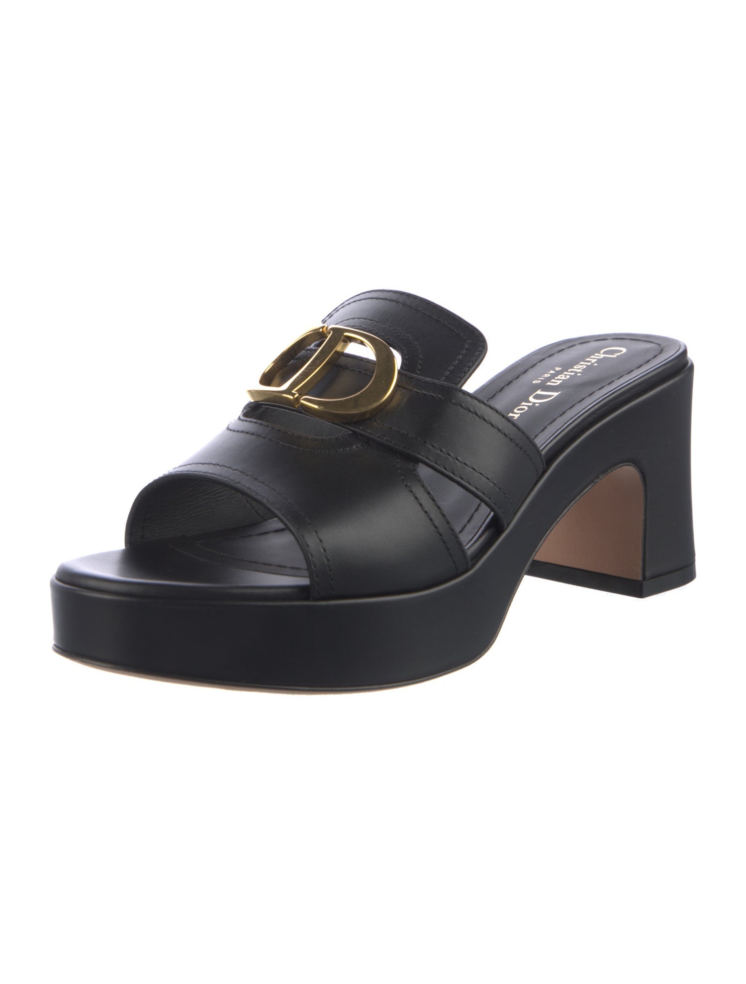 Christian Dior Leather Slides