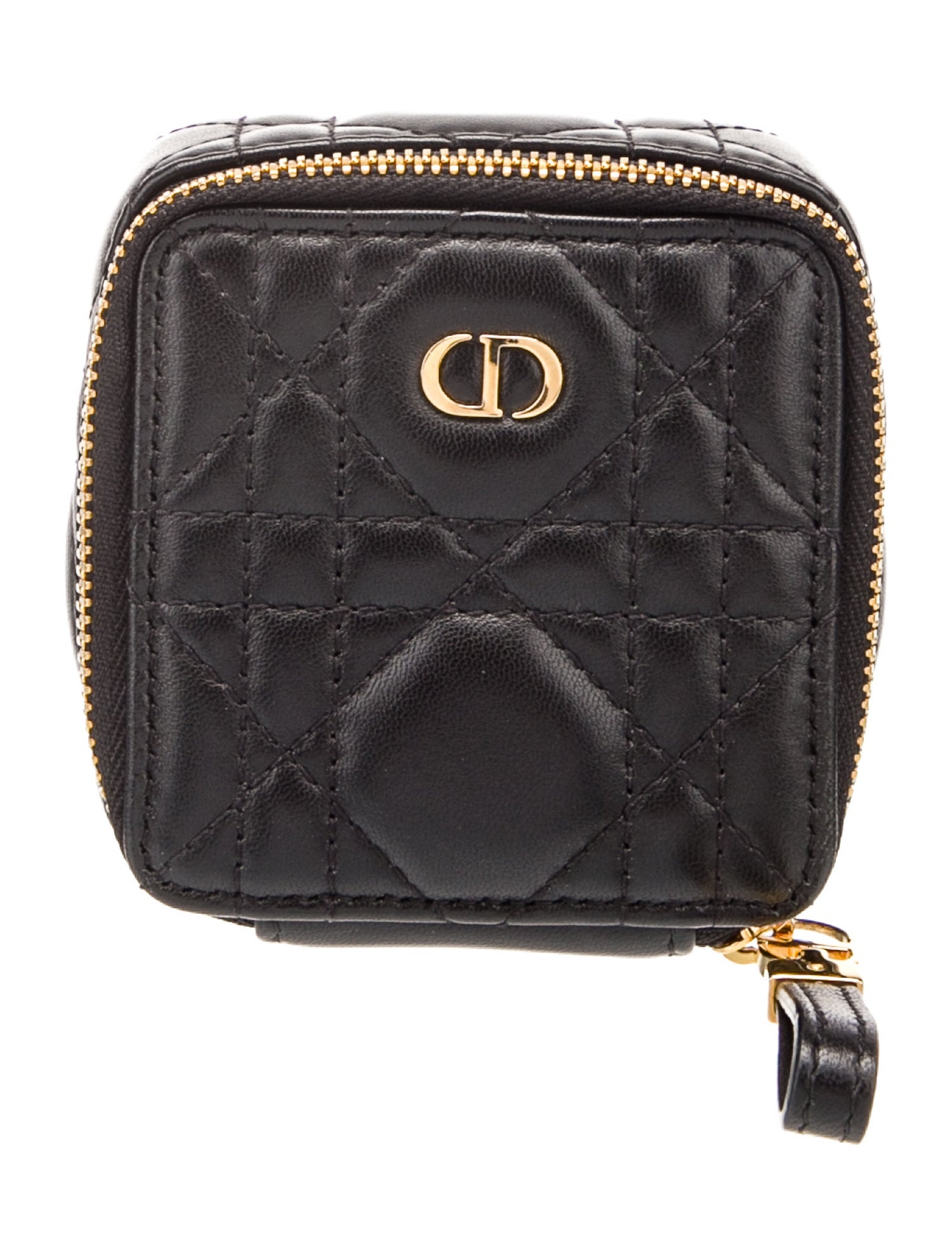 Christian Dior Christian Dior Cannage Mini Caro Jewelry Case