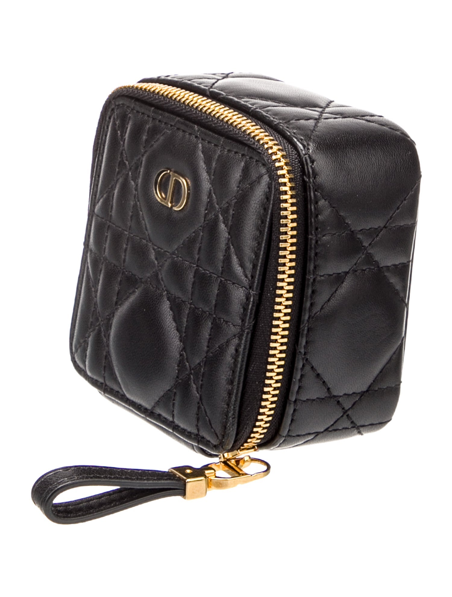 Christian Dior Christian Dior Cannage Mini Caro Jewelry Case