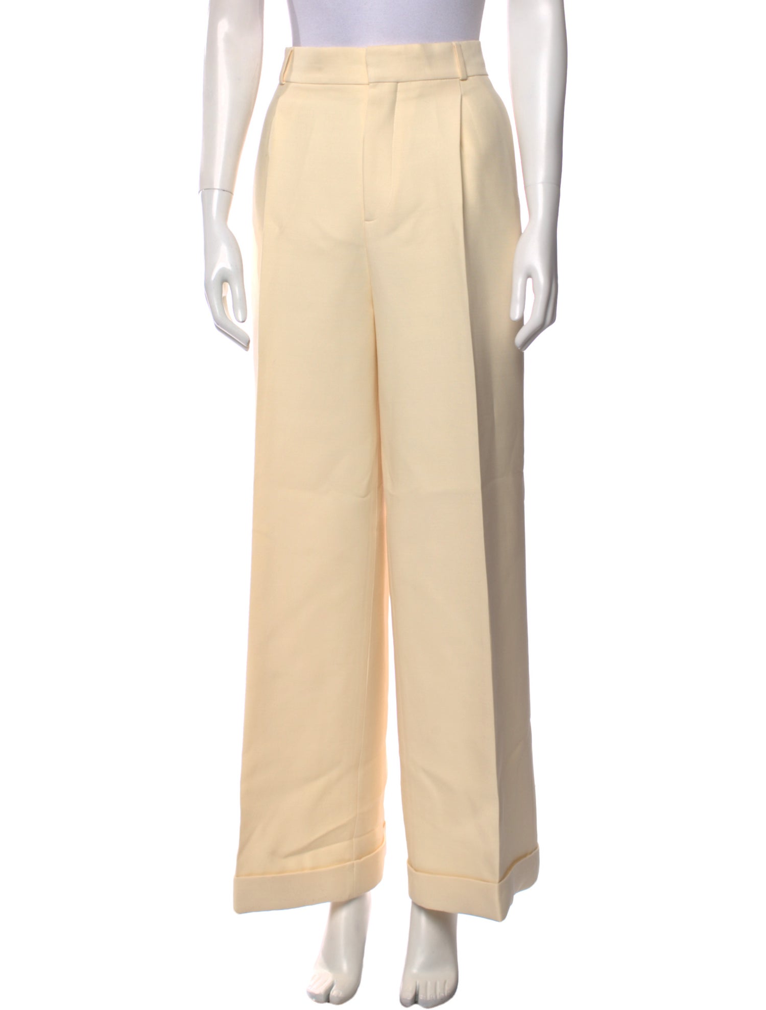 Christian Dior Wool Wide Leg Pants