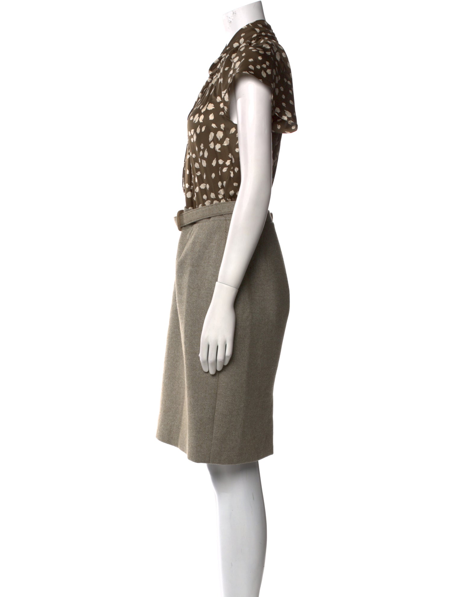 Christian Dior Wool Knee-Length Dress