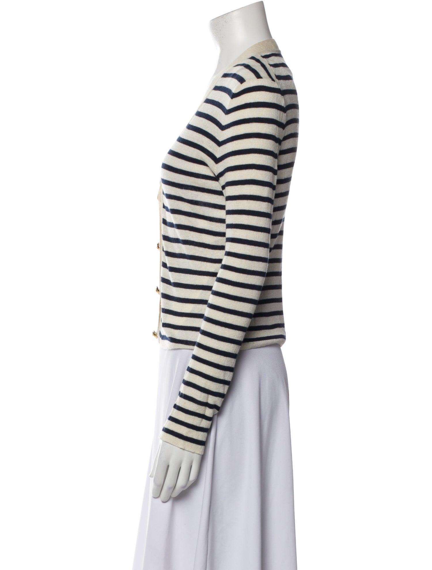 Christian Dior Linen Striped Sweater