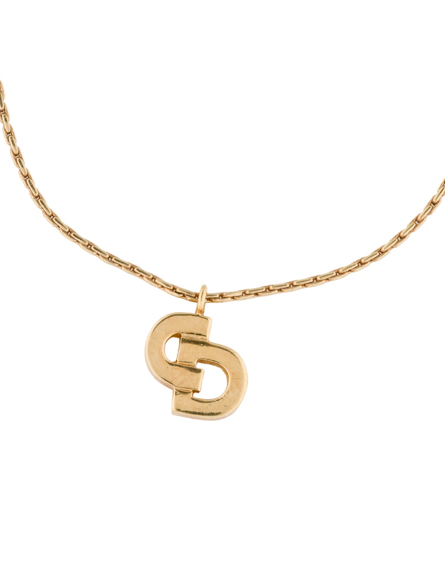 Christian Dior Vintage CD Charm Bracelet