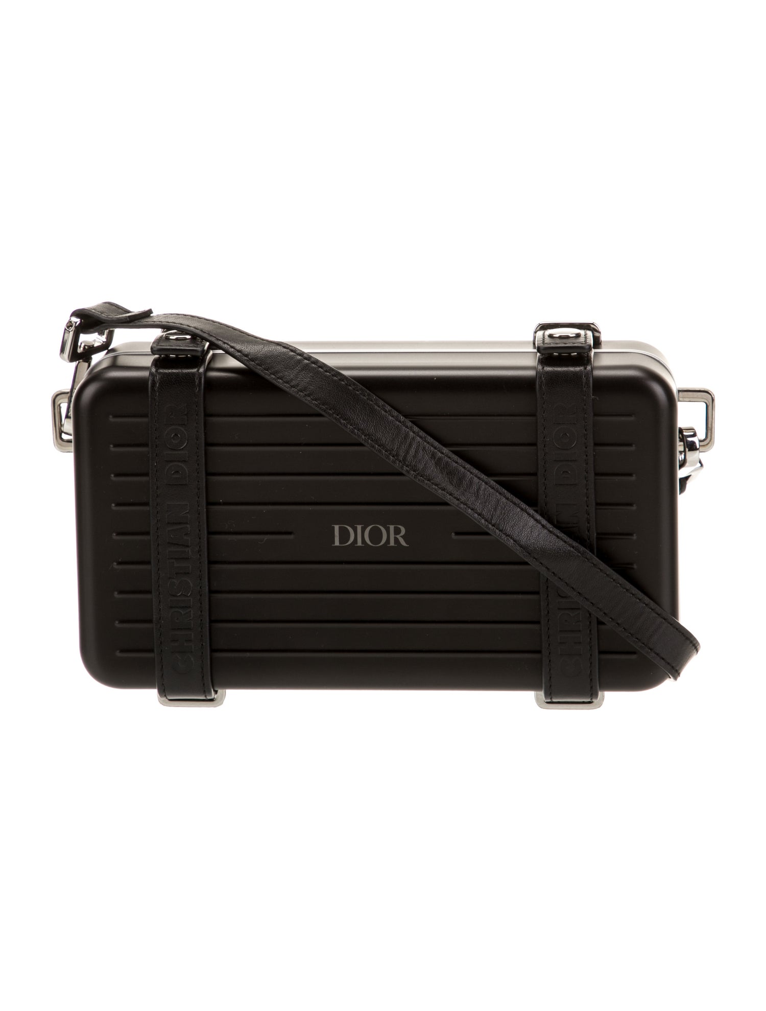 RIMOWA×Dior バック Dior x RIMOWA Personal Clutch On Strap Aluminium Silver in