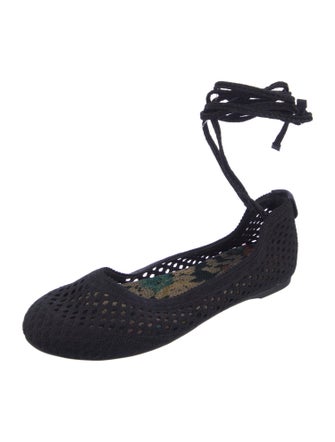 Christian Dior Bee Accent Mesh Ballet Flats