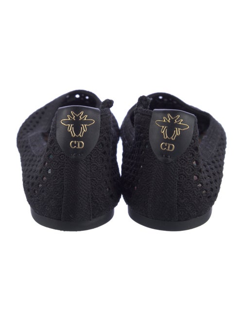 Christian Dior Bee Accent Mesh Ballet Flats