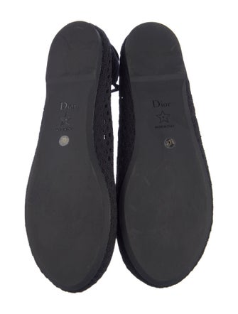 Christian Dior Bee Accent Mesh Ballet Flats