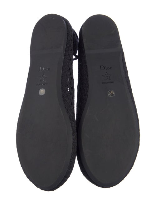 Christian Dior Bee Accent Mesh Ballet Flats