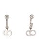Christian Dior Crystal Clair D Lune Drop Earrings
