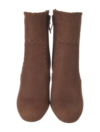 Christian Dior Leather Lace-Up Boots