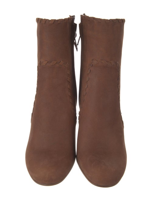 Christian Dior Leather Lace-Up Boots