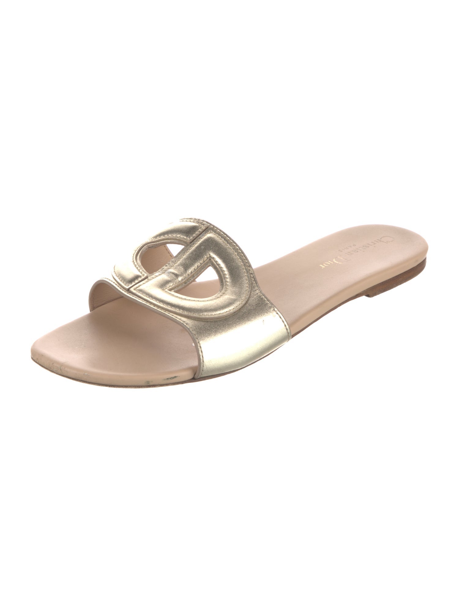 Christian Dior Leather Slides