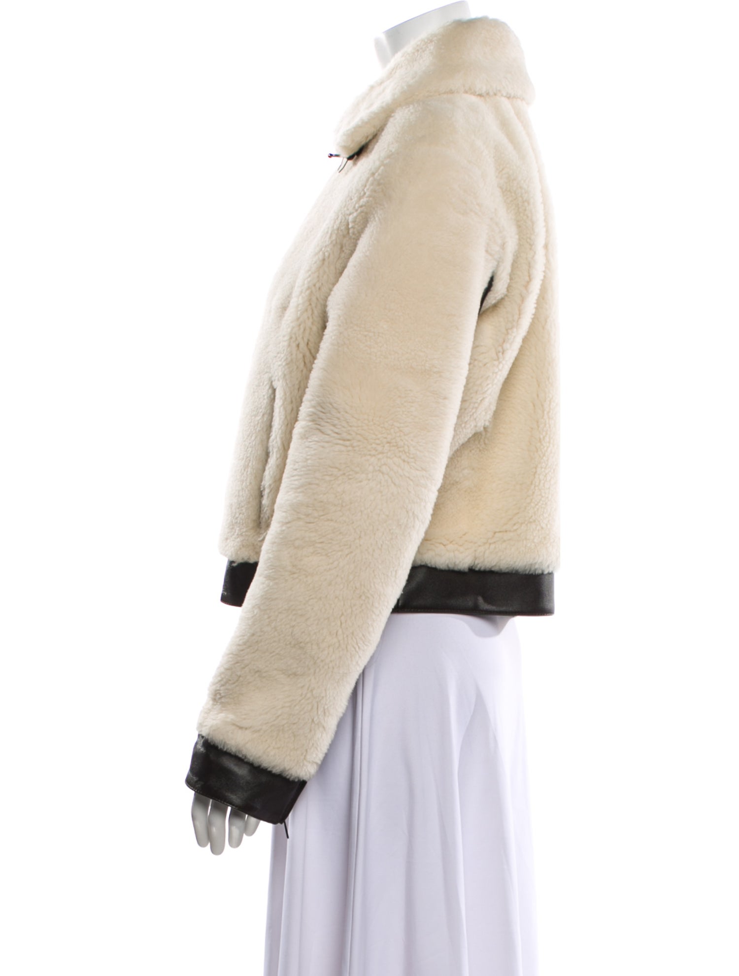 Christian Dior Lamb Leather Faux Fur Jacket