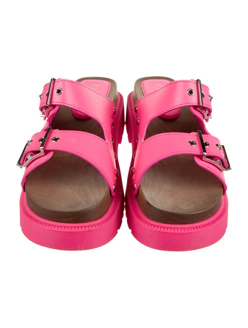 Christian Dior Leather Studded Accents Slides