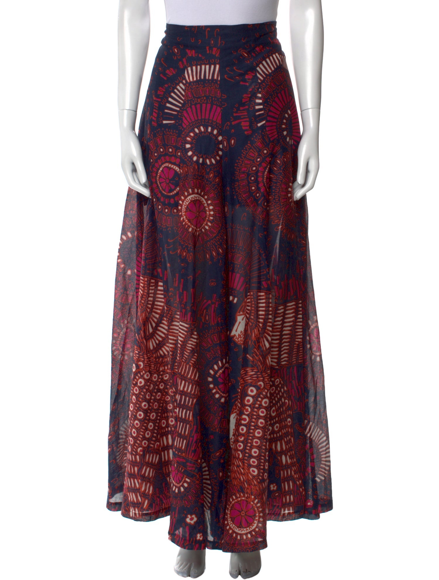 Christian Dior Printed Wide Leg Pants