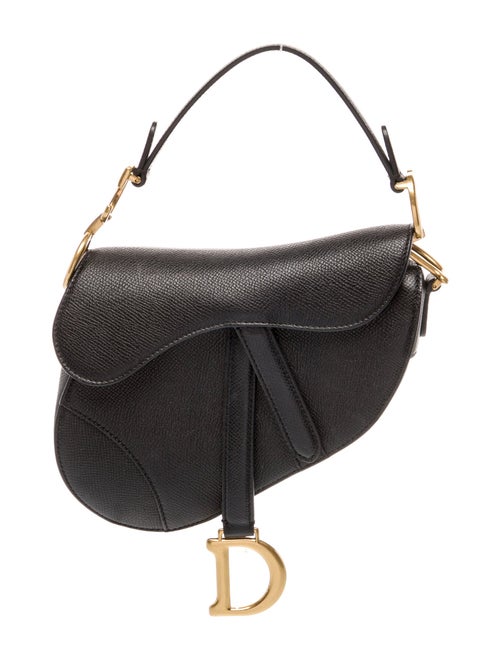 Christian Dior Leather Saddle Mini