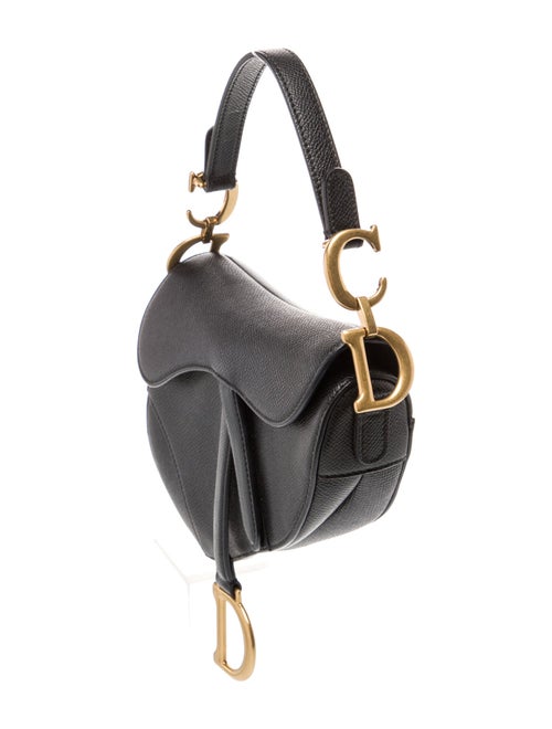Christian Dior Leather Saddle Mini