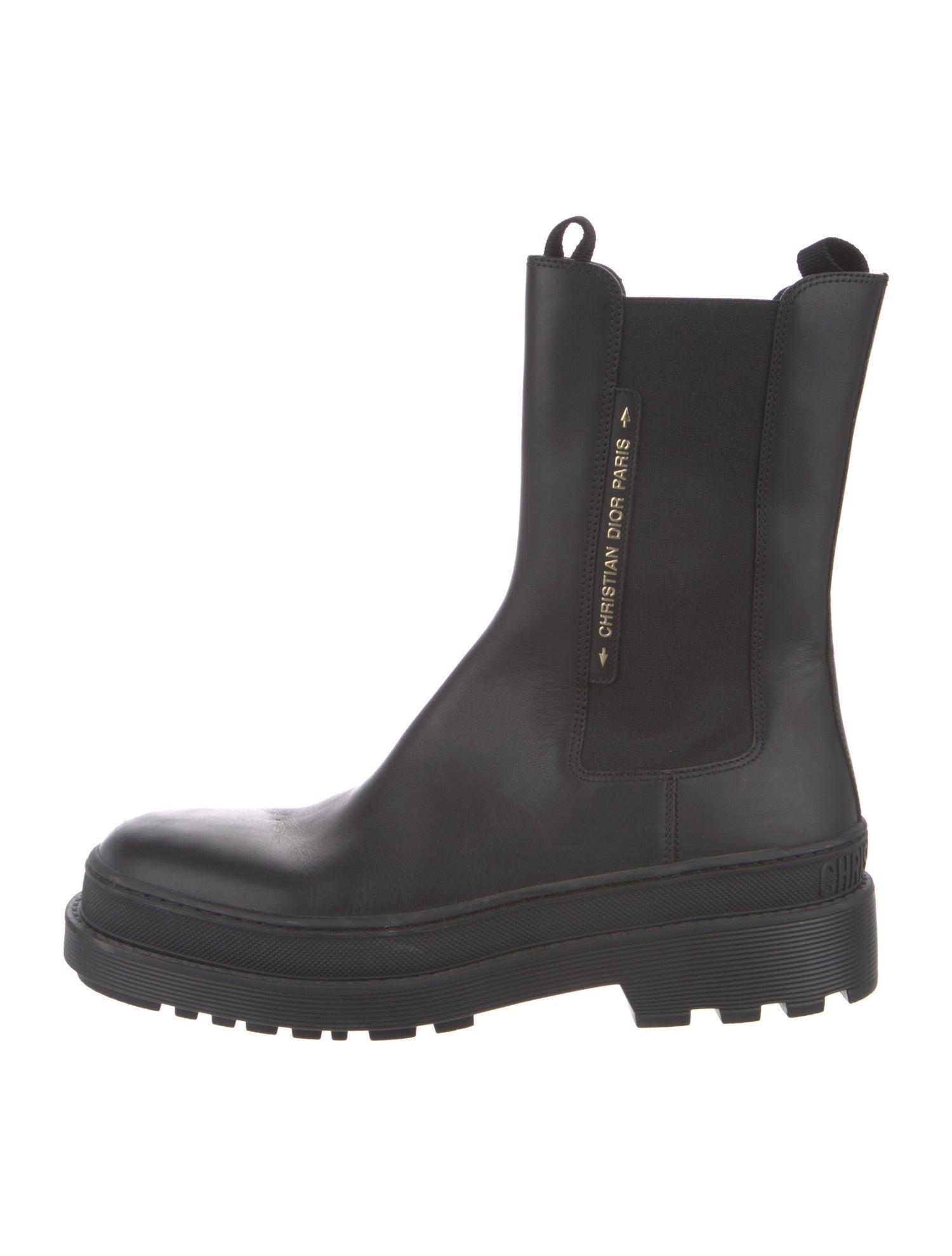 Christian Dior Leather Chelsea Boots