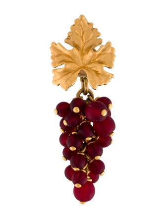 Christian Dior Pearl & Bead Drop Single Earring