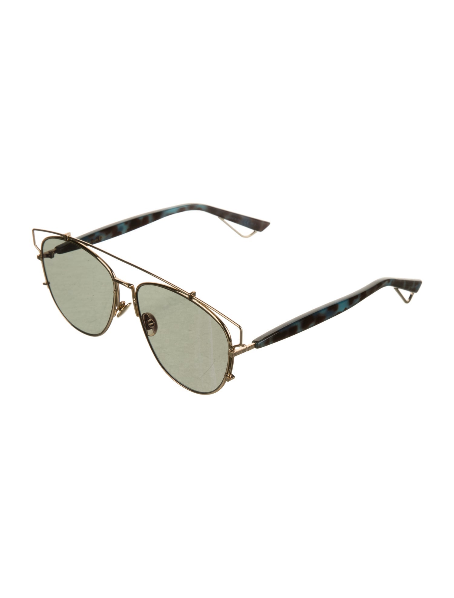 Christian Dior Aviator Tinted Sunglasses